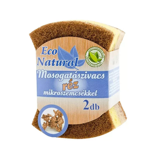 Mosogatószivacs réz mikroszemcsékkel 2db Eco Natural