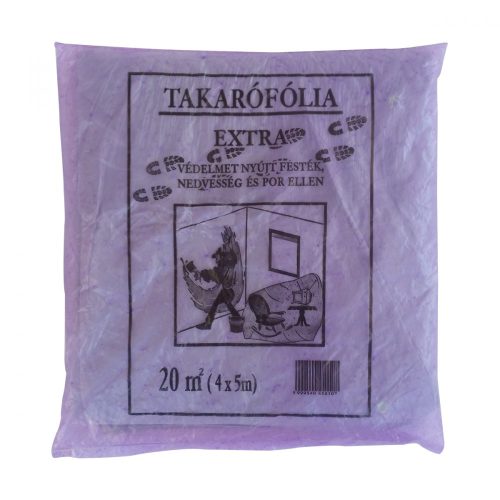 Takarófólia 4x5m - vastag