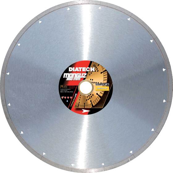Mongúz 300x25,4x5 mm gyémánt vágótárcsa, greslap, gránitlap, kerámia