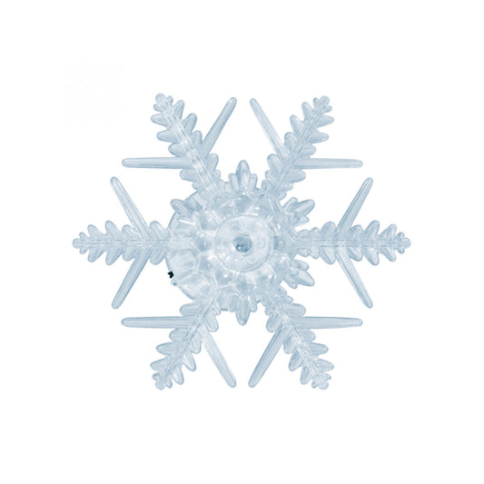 Home KID 331/WH LED-es hópehely ablakdísz, beltéri kivitel, öntapadós, hidegfehér LED