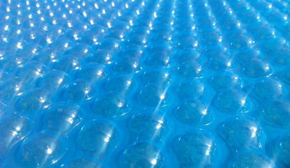 Medence szolártakaró, Blue 250, 4,6 x 8,3 m, kék, UV stabilizált, 250 mikron, ovális, polietilén