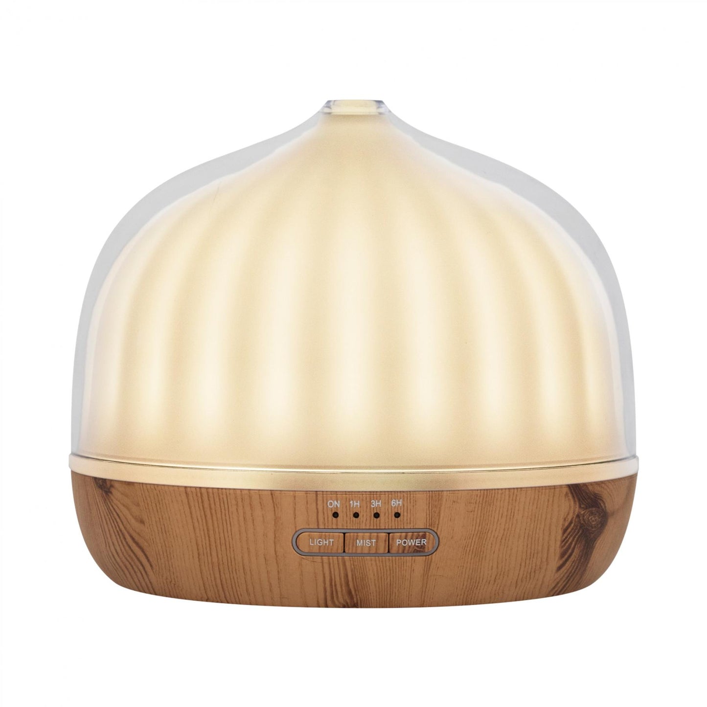 Home AD 500 aromadiffúzor, ultrahangos hidegpárásító, 500 ml kapacitás, önállóan is használható világítás, melegfehér fény, tartozék hálózati adapter