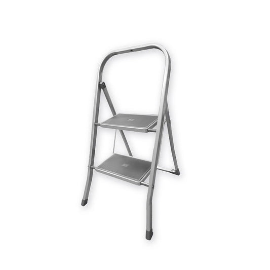 Létra acél fellépő 1+1 fokos biztonsági 150kg