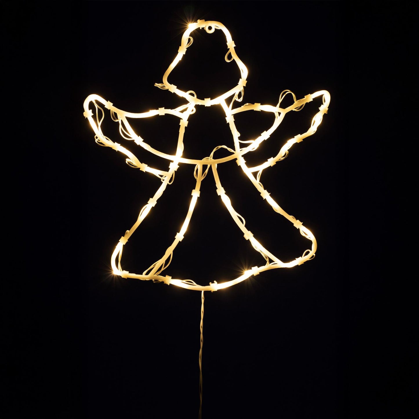 HOME KID501WW angyal ablakdísz, 35 db melegfehér LED, időzítő, kül- és beltéri kivitel