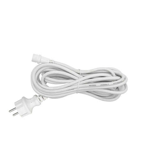 HOME KSHW5 hálózati csatlakozókábel, 5 m, fehér, kül- és beltéri kivitel