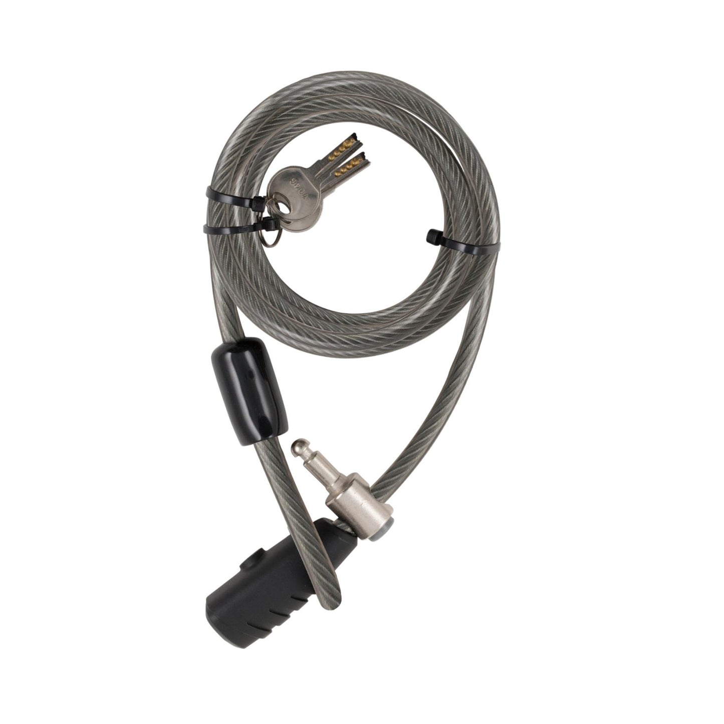 STANLEY S741-159 családi kulcskábeles kerékpár zár, 3 kulcsos, 2400 mm hosszúság