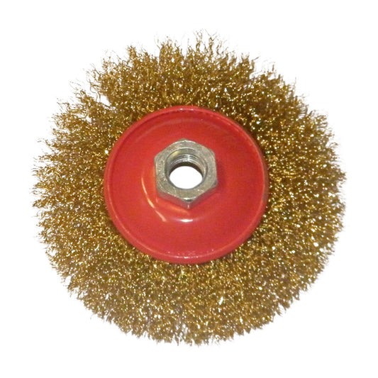 Drótcsiszoló flexbe lapos 115mm réz színű