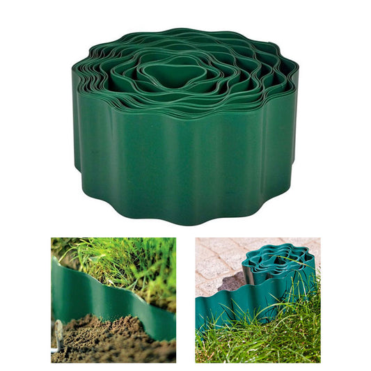 Ágyásszegély műanyag 15cm x 9m zöld