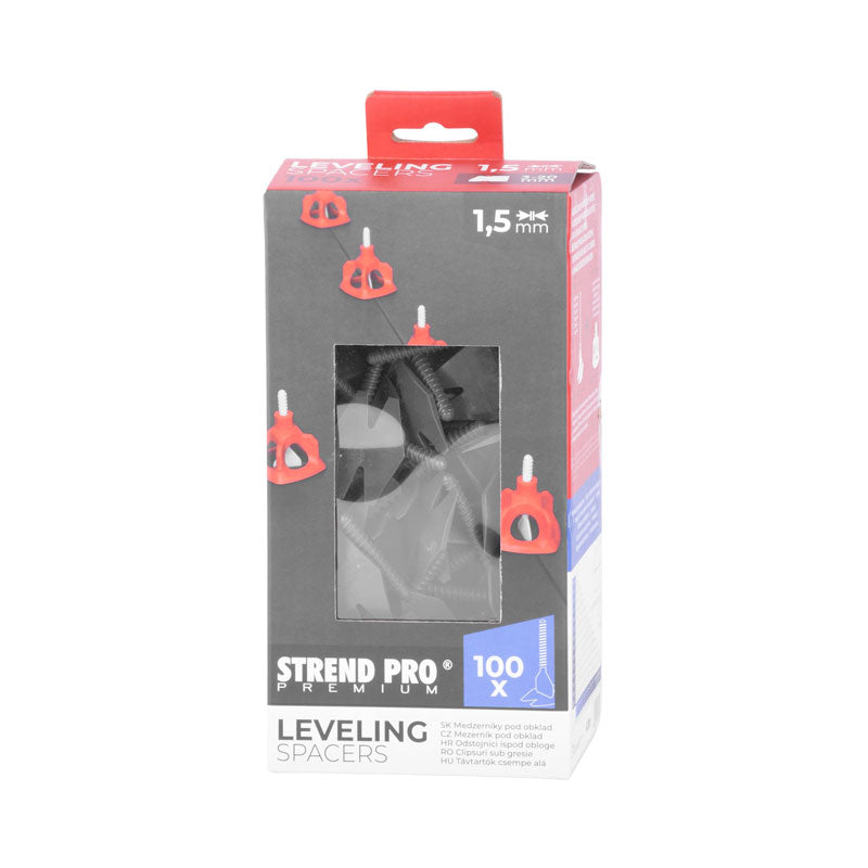 Burkolatszintező csavaros 1,5mm 100db Strend Pro