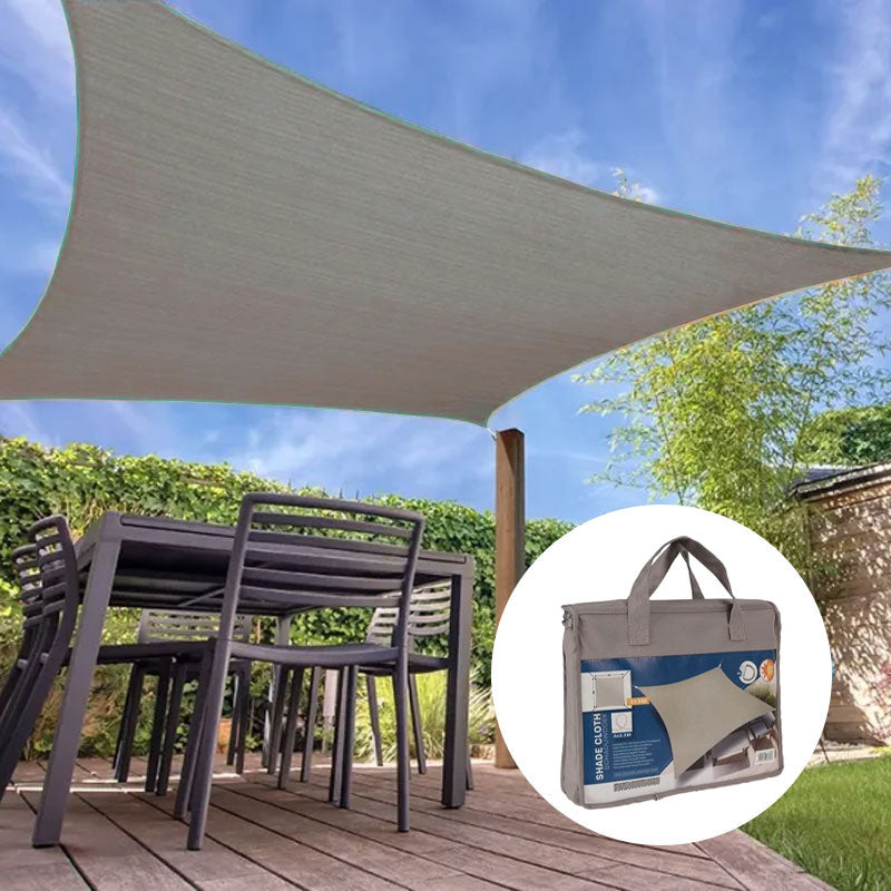 Napvitorla négyzet alakú 3x3m világosszürke