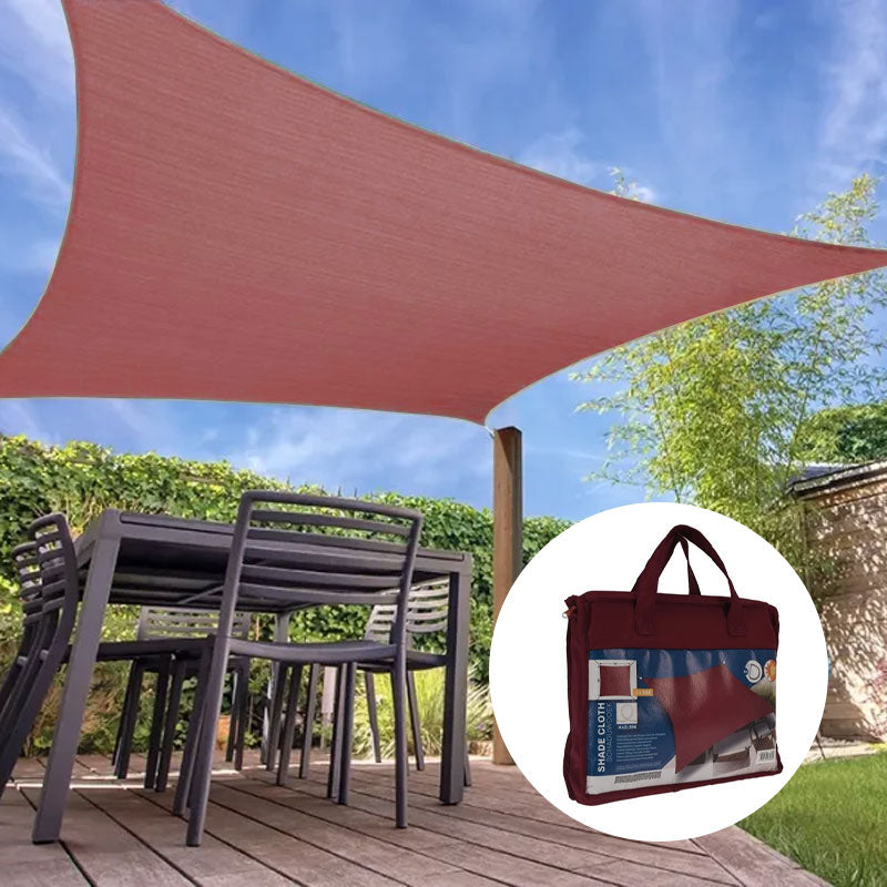 Napvitorla négyzet alakú 3x3m vörös