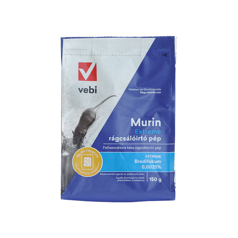 Rágcsálóirtó pép 150g Murin Extreme
