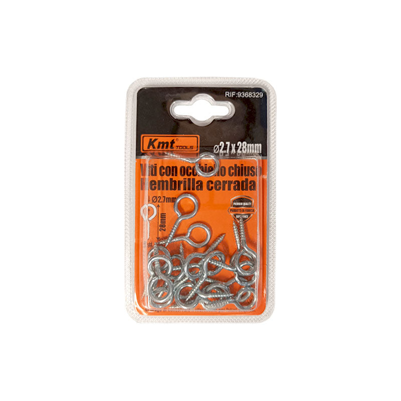 Függesztőkampó csavaros 2,7x28mm 20db-os KMT (12db/karton)