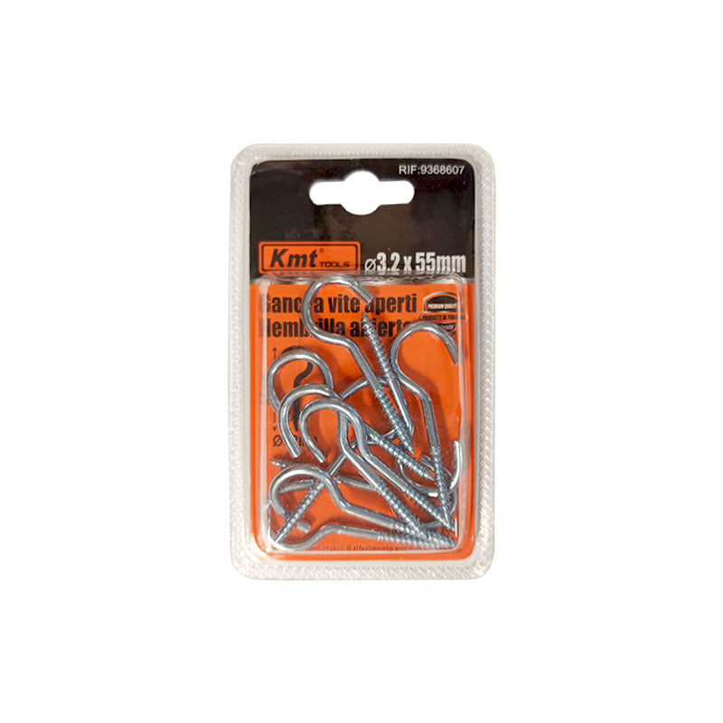 Függesztőkampó csavaros 3,2x55mm 10db-os KMT (12db/karton)