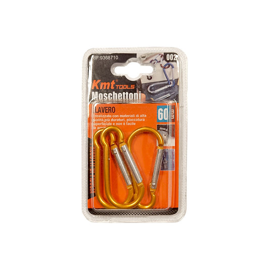 Karabiner 60mm 3db-os KMT (12db/karton)