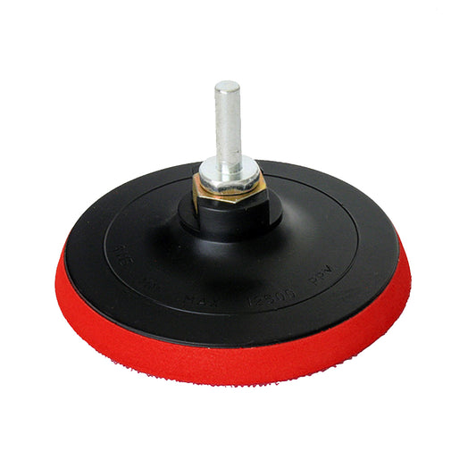 Csiszológumitányér 115mm flex+fúró tépőzáras adapter