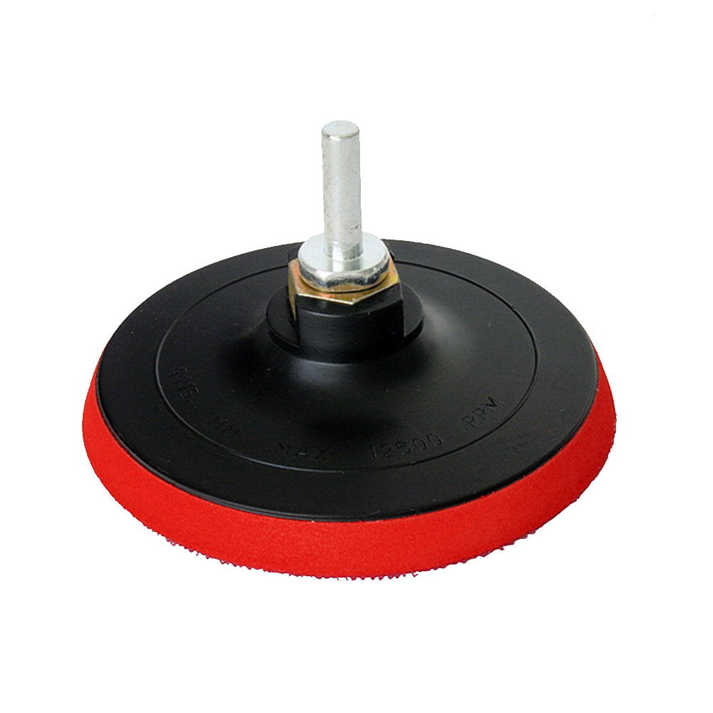 Csiszológumitányér 115mm flex+fúró tépőzáras adapter