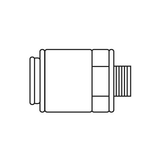 Berner Egyenes menet-cső csatlakozó