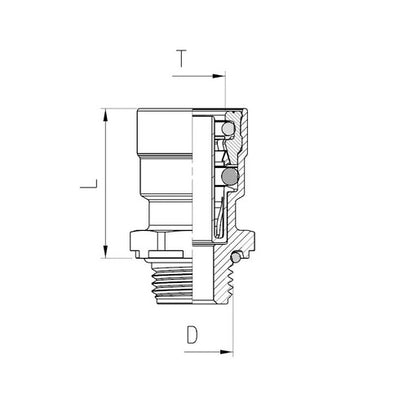 Berner Egyenes dugaszoló csatlakozás
