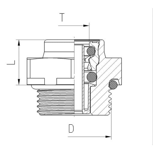 Berner Egyenes dugaszoló csatlakozás