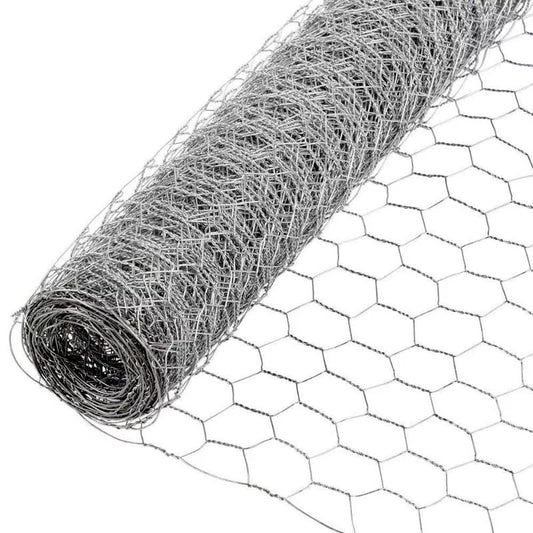 Csibedrót/csirkeháló 1x25m 32mm szemméret horganyzott