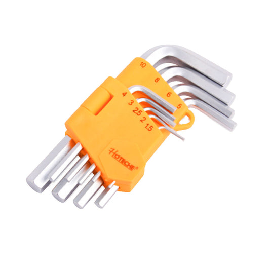 Imbuszkulcs készlet 9 részes 1,5-10mm rövid Tüv/Gs Hoteche