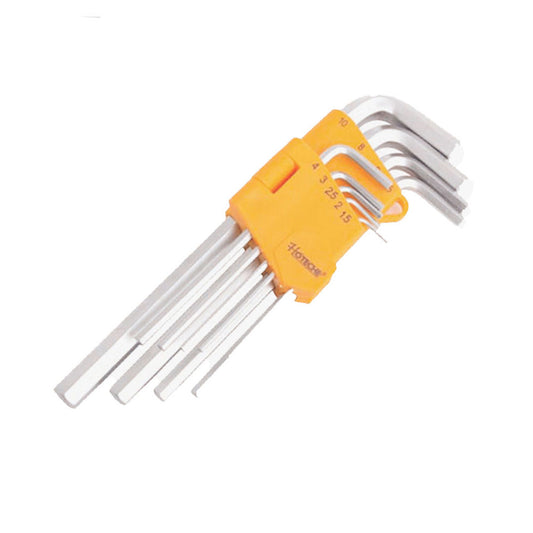 Imbuszkulcs készlet 9 részes 1,5-10mm hosszú Tüv/Gs Hoteche