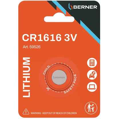 Berner Lítium gombelem – CR sorozat