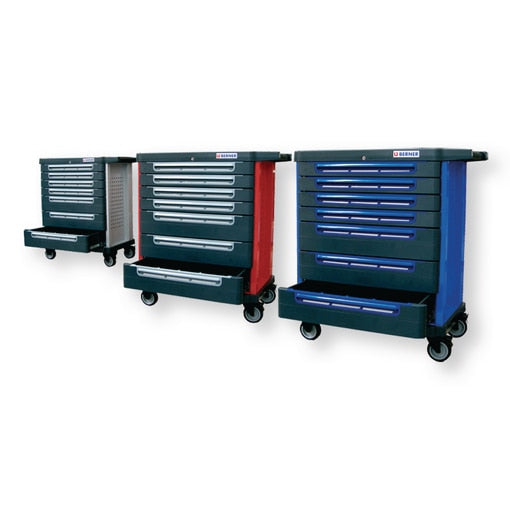 Berner 7 és 8 fiókos szerszámkocsi Revolution