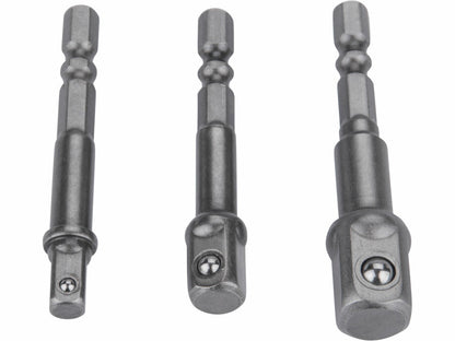 Extol Dugókulcs adapter, 1/4"-3/8"-1/2"