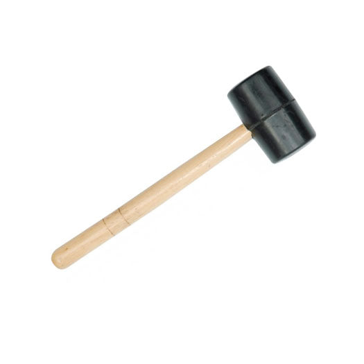 Gumikalapács 45mm 230gr fekete fa nyéllel