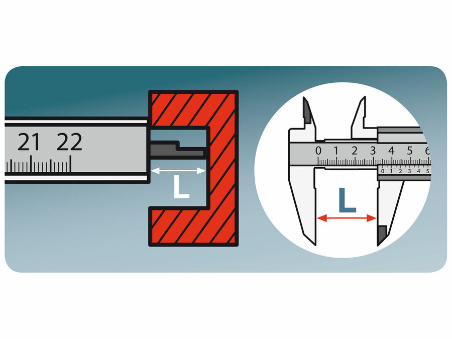 Extol Tolómérő, 0-150mm
