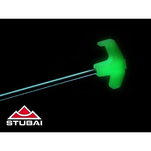 STUBAI Sátor stabilizáló csavar fluoreszkáló fejjel 25cm/4db