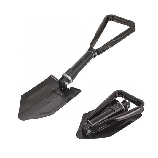 Ásó-lapát összehajtható carbon acél fejjel rövid alumínium nyéllel összecsukható Hoteche
