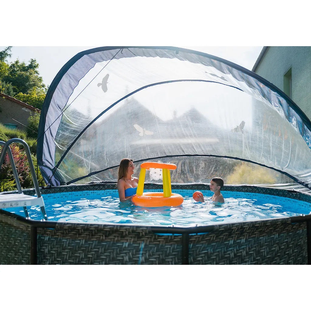 Medencekupola, Pool House Control, 366 cm, csővázas medencékhez