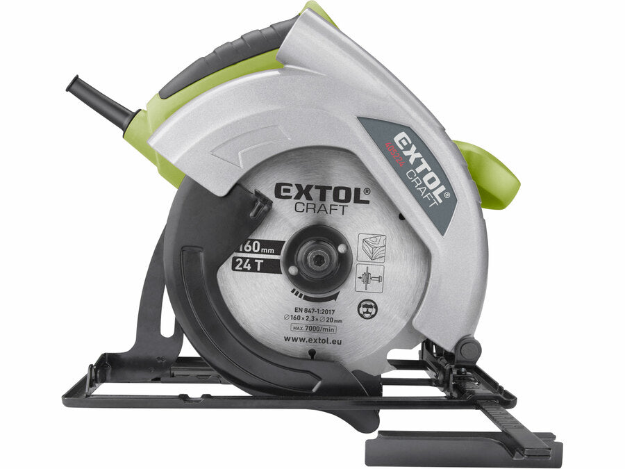 Extol Kézi körfűrészgép, 160mm, 1200W