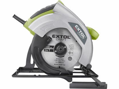 Extol Kézi körfűrészgép, 160mm, 1200W