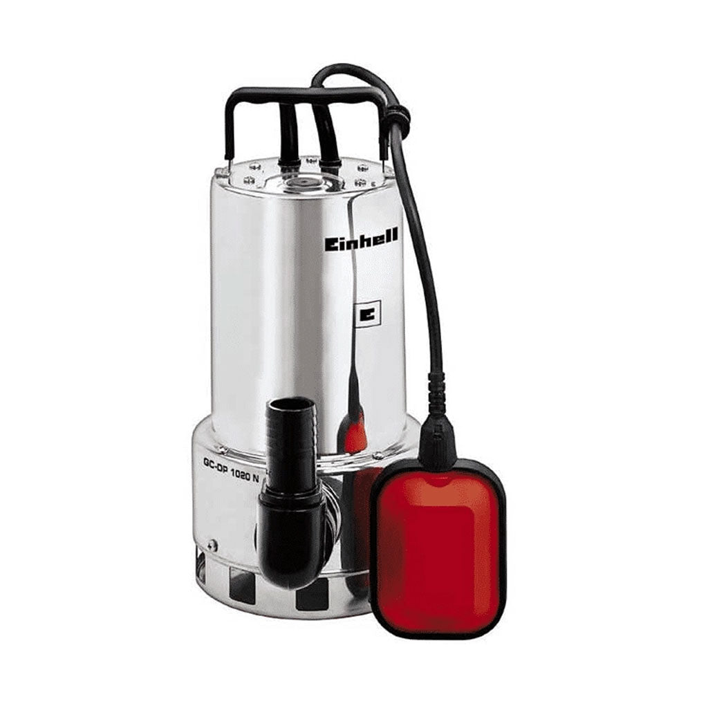 Szivattyú víz+szennyvíz 1000W 18000l/h 9m-ig nemesacél ház Einhell