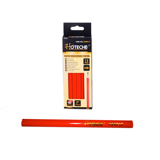 Ácsceruza 18cm fára papírra kartonra 12db piros Hoteche