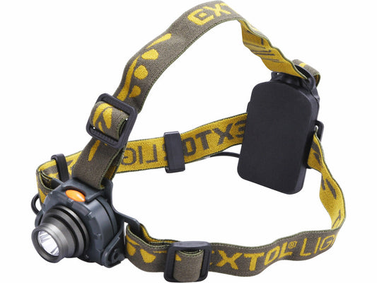 Extol LED fejlámpa, 3 W, CREE XPE, 120 Lumen; szenzorral, cseppálló, 3 funkció