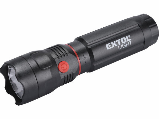 Extol LED lámpa, 3W XPE+3 W COB, 100Lm+150Lm;teleszkópos, 3 funkció