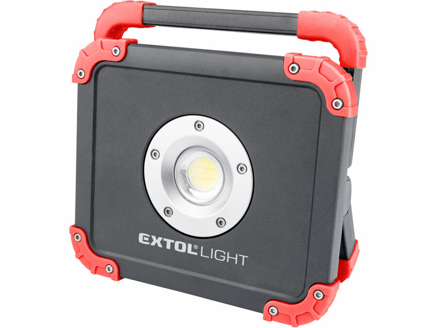 Extol Hordozható LED lámpa, 20 W, COB LED; 2000 Lm, újratölthető Li-ion akkus, 6600 mAh