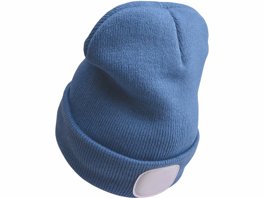 Extol Sapka homloklámpával 45lm, tölthető, USB, kék, univerzális méret