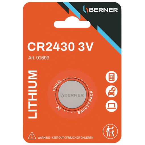 Berner Lítium gombelem – CR sorozat