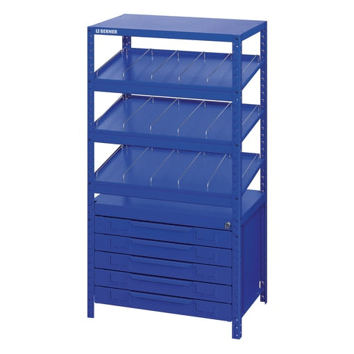 Berner BERA® modul 5 fiókkal + 3 polccal – felső rész