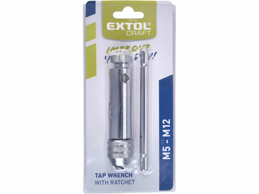 Extol Menetfúró hajtóvas, racsnis, M5 - M12