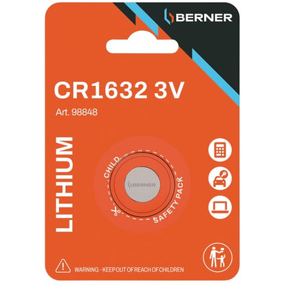 Berner Lítium gombelem – CR sorozat