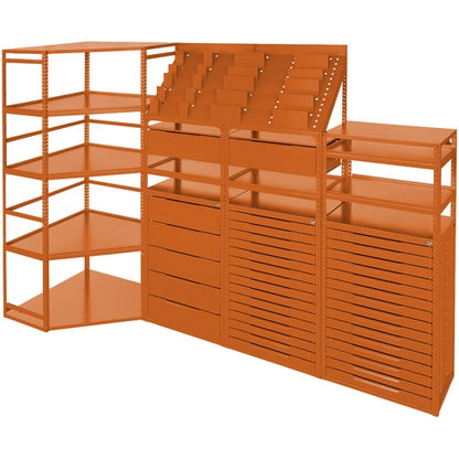 Berner BERA® 5 fiókos modul, 542,5 x M1000 mm – alsó elem