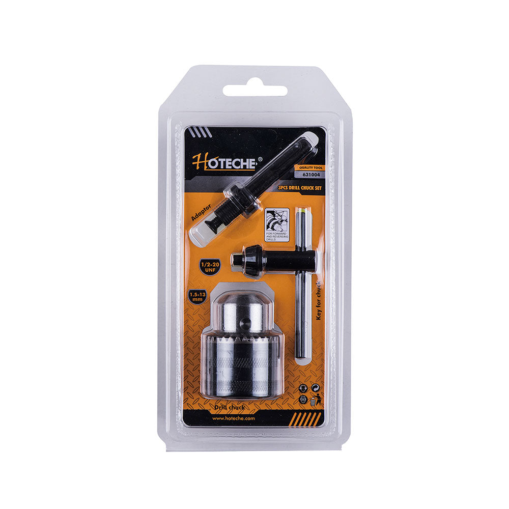 Tokmányfej 1,5-13mm SDS adapter+kulcs Hoteche