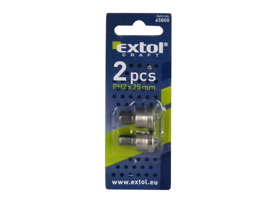 Extol BIT fejek gipszkartonhoz, 2 db, PH 2x25mm